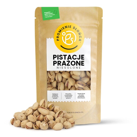 Pistacje prażone niesolone w łupinie 1000 g PROMIENIE SŁOŃCA