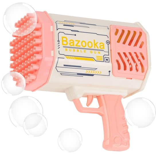 Pistolet automat do baniek Bazooka na bańki Bubble Różowa MAT GROUP