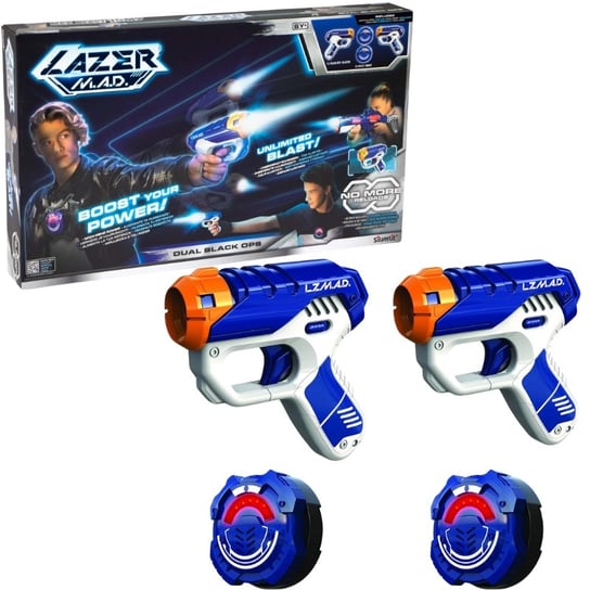 Pistolet Glock Cel Laserowy Podczerwień Laser Tag Lazer Mad Zestaw 2 Szt. Hopki