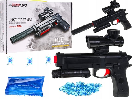 PISTOLET Karabin NA KULKI ŻELOWE M92 AUTOMAT Pegaz Toys