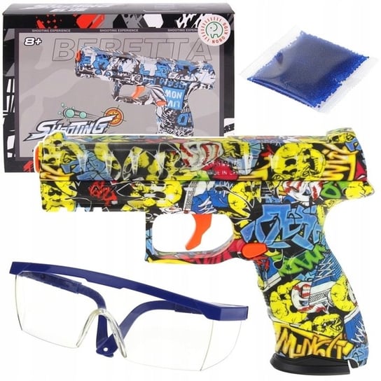 Pistolet na kulki żelowe wodne naboje + okulary SuperZabaweczki
