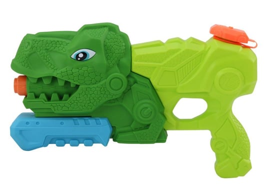 Pistolet Na Wodę Dinozaur 1000 ml Zielony Tyranozaur Zasięg 7 m Lean Toys