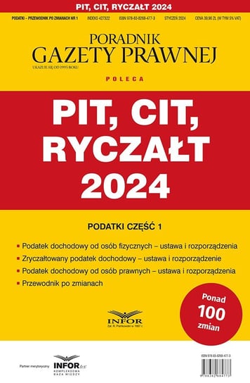 PIT, CIT, Ryczałt 2024 Opracowanie zbiorowe