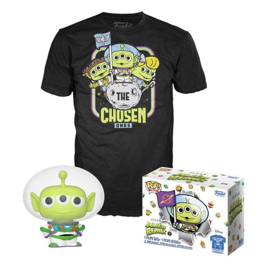 pixar - pop n°749 - alien remix as buzz gitd se + t-shirt (l) Funko