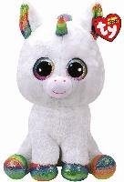 Pixy, maskotka Einhorn weiß/bunt, 42cm Pixy