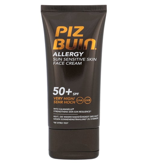 Piz Buin, Allergy Sun Sensitive, Preparat do opalania twarzy SPF 50, 50 ml Piz Buin