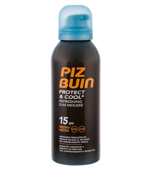 Piz Buin, Protect & Cool Refreshing Sun Mousse, Chłodzący preparat do opalania SPF 15, 150 ml Piz Buin