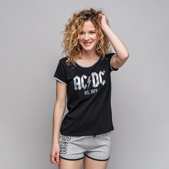 Piżama Ac/Dc - Logo 1973-M AC/DC