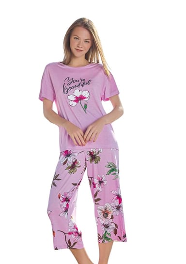 Piżama Damska wiskoza krótki rękaw XL 3/4 spodnie Inna marka