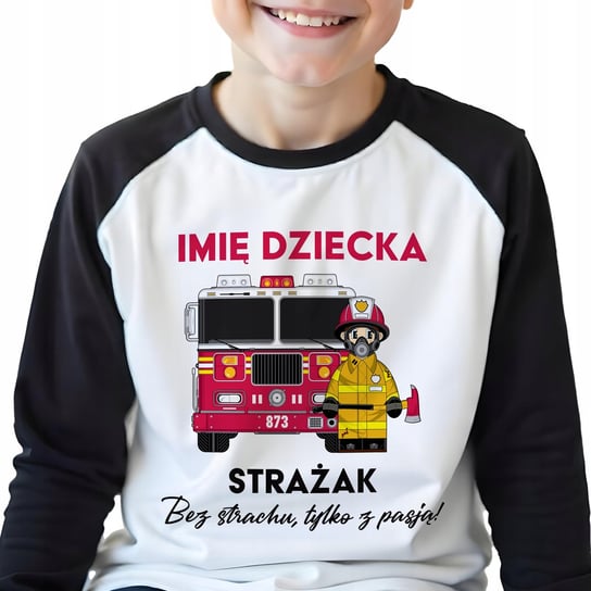 PIŻAMA DZIECIĘCA Czarna Rozmiar 140 cm Personalizwoane TYLKO Z PASJĄ! Wzory Inna marka