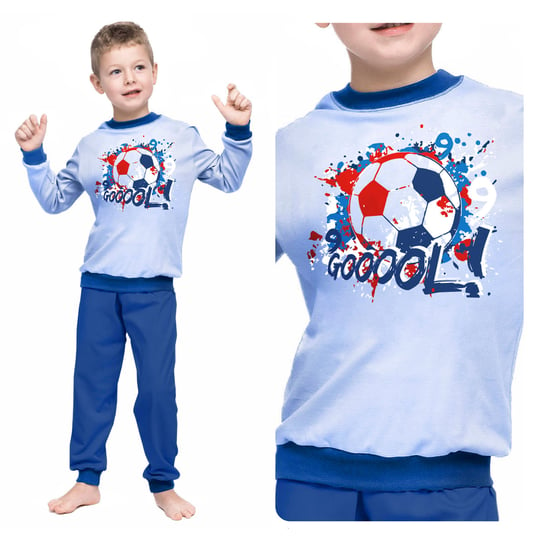 Piżama Dziecięca Dla Chłopca Ciepła Bawełniana Prezent Dla Fana Piłki Nożnej Długa 104 Inna marka