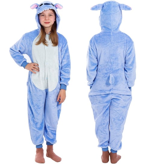 Piżama kigurumi Stitch kombinezon jednoczęściowy dziecięcy rozmiar 110-120 cm Springos