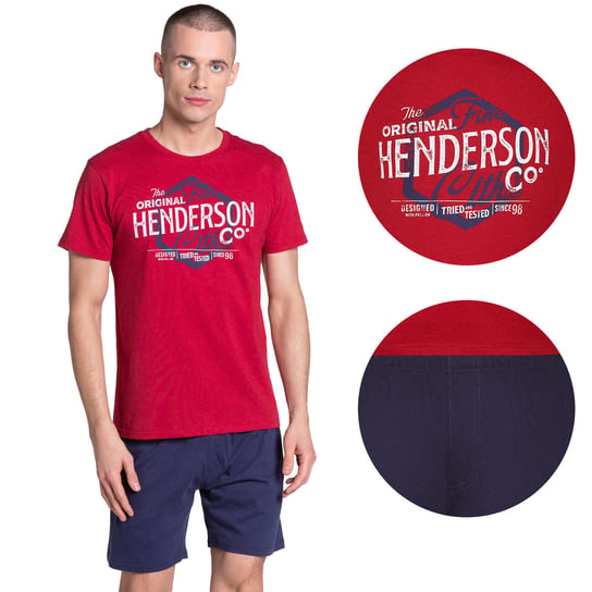 PIŻAMA MĘSKA BAWEŁNA 38868 59X Laze Henderson HENDERSON