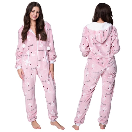 PIŻAMA ONESIE Kigurumi Kombinezon Przebranie Kostium ŁABĘDZIE [M-ONESIE3] Inna marka