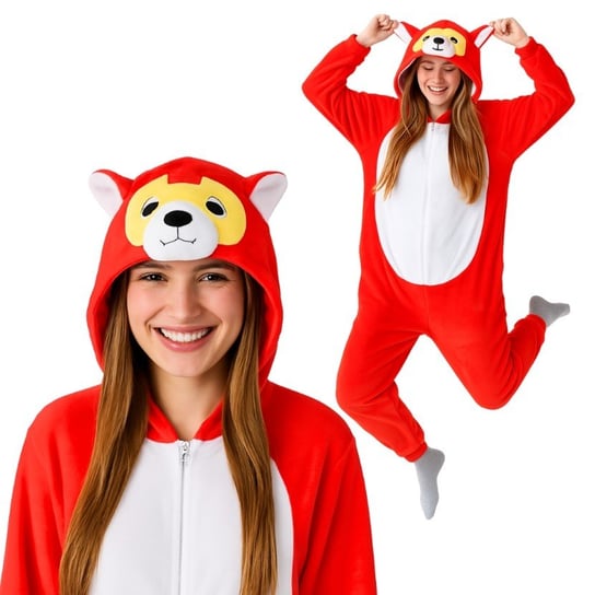 Piżama Onesie Kigurumi Kostium Przebranie Akita S: 145-155cm nerd hunters
