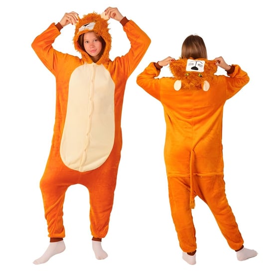Piżama Onesie Kigurumi Kostium Przebranie Kigurumi Lew 135 - 145cm nerd hunters