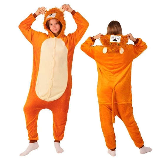 Piżama Onesie Kigurumi Kostium Przebranie Lew Dzieci 95 - 105Cm nerd hunters