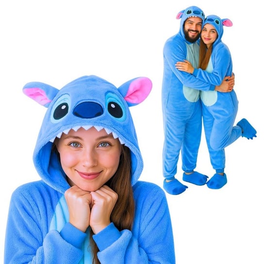 Piżama Onesie Kigurumi Kostium Przebranie Lilo & Stitch XL: 175-185cm nerd hunters