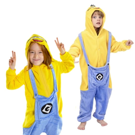 Piżama Onesie Kigurumi Kostium Przebranie Minionek Dzieci 105-115cm nerd hunters