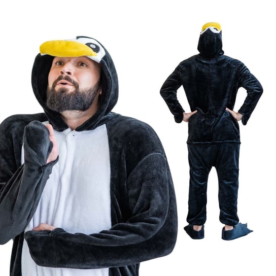 Piżama Onesie Kigurumi Kostium Przebranie Pingwin M: 155-165cm nerd hunters