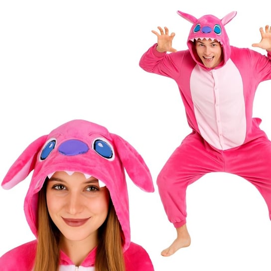Piżama Onesie Kigurumi Kostium Przebranie Stitch L: 165-175cm nerd hunters