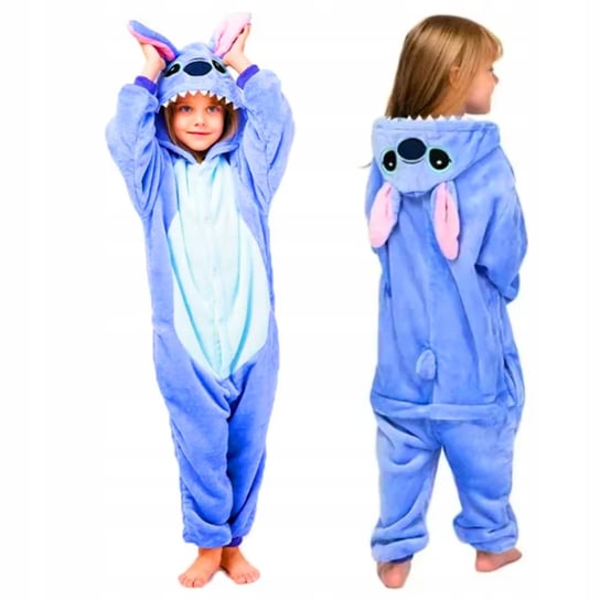 Piżama Stich Przebranie Dla Dzieci Kombinezon Lilo i Stitch 120 5-8 LAT Inna marka