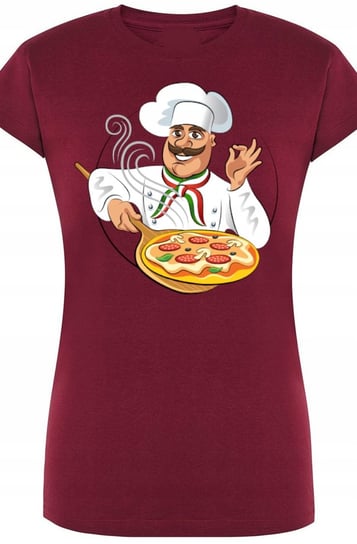 PizzerMan Damski T-Shirt Modny Nadruk r.XL Inna marka