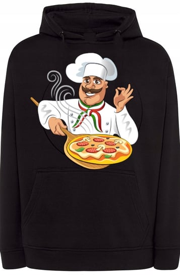 PizzerMan Męska Modna Bluza Kaptur r.M Inna marka
