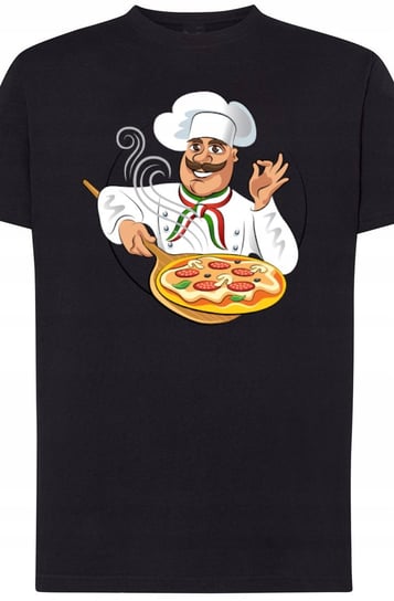 PizzerMan Męski T-Shirt Nadruk Modny r.XL Inna marka