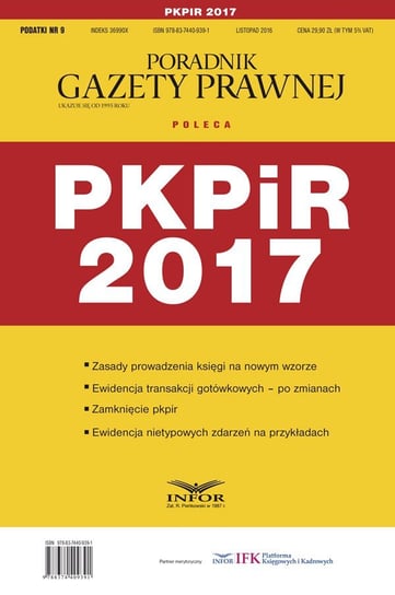 PKPiR 2017 Ziółkowski Grzegorz