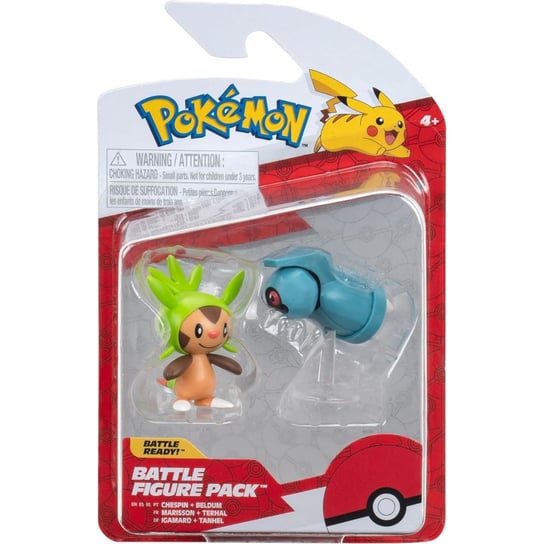 PKW - Battle Figure 2 Pack (Chespin & Beldum) W16 Pokemon