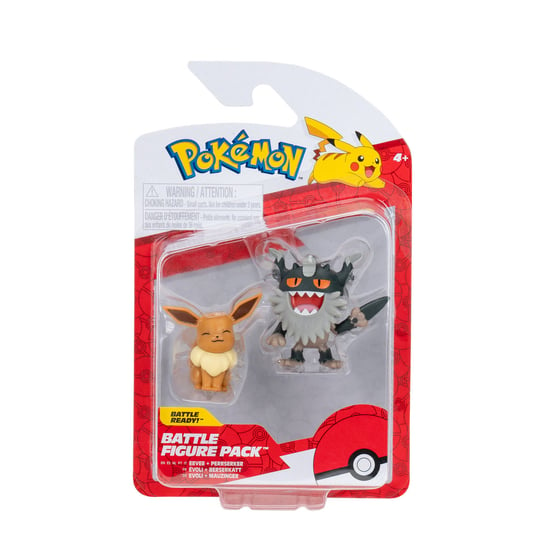 PKW - Battle Figure 2 Pack (Perrserker & Eevee #2) W18 Pokemon