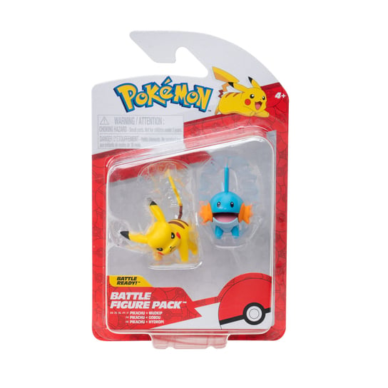 PKW - Battle Figure First Partner 2 Pack (Mudkip & Pikachu #4) W4 Pokemon