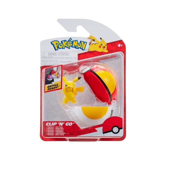 PKW - Clip 'N' Go (Pikachu #8 & Fast Ball) W16 Pokemon