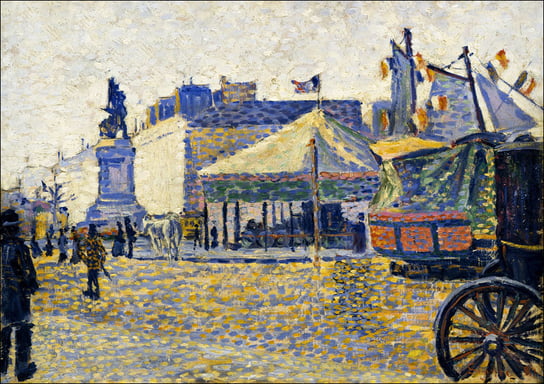 Place de Clichy, Paul Signac - plakat 29,7x21 cm Galeria Plakatu