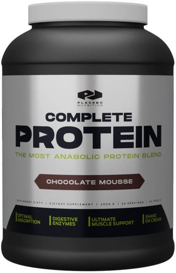 Placebo Nutrition Complete Protein Chocolate Mousse 2000g Placebo Nutrition