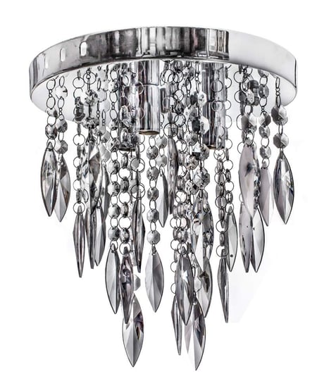 Plafon chromowany ala kryształowy w stylu glamour 61-056 Sofer