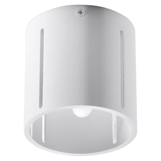 Plafon INEZ biały nowoczesny cylindryczny liniowa perforacja klosza SL.0355 Sollux Lighting Sollux Lighting