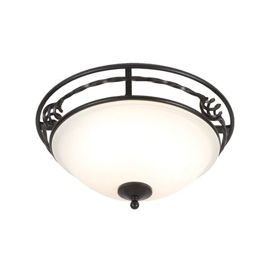 Plafon klasyczny ELSTEAD LIGHTING, Pembroke, biało-czarny, E27, 7,5x30 cm ELSTEAD LIGHTING