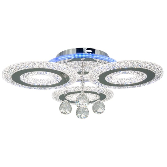 Plafon Kryształowy Marbella Drs2210/3 Mdeco Led 77W Pałacowy Chrom Mdeco