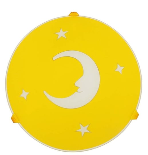 Plafon Księżyc Żółty Okrągły Lampa Dla Dzieci 13-30101 Candellux Lighting