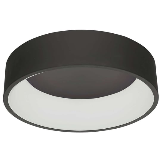 Plafon LAMPA sufitowa CHIARA 3945-832RC-BK-3 Italux okrągła OPRAWA metalowa LED 32W 3000K pierścień ring czarny ITALUX