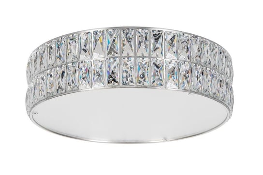 Plafon LAMPA sufitowa DIAMANTE C0121 Maxlight kryształowa OPRAWA okrągła crystal przezroczysta MaxLight