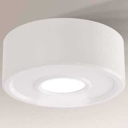 Plafon LAMPA sufitowa ENA IL 7204 Shilo okrągła OPRAWA metalowa LED 10W 3000K biała Shilo