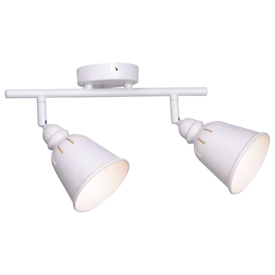 Plafon LAMPA sufitowa FIONA 2 311023 Polux metalowa OPRAWA industrialne reflektorki białe POLUX