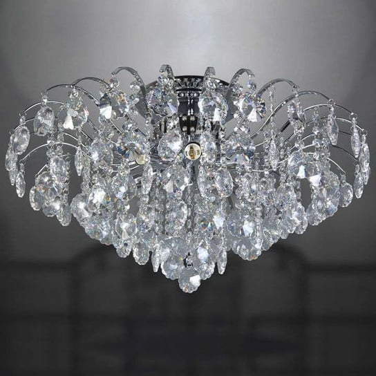 Plafon LAMPA sufitowa FIRENZA MD30196/6 Italux kryształowa OPRAWA glamour crystal przezroczysta ITALUX