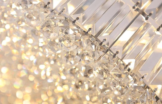 Plafon LAMPA sufitowa PUCCINI C0127 Maxlight kryształowa OPRAWA okrągła glamour crystal przezroczysta MaxLight