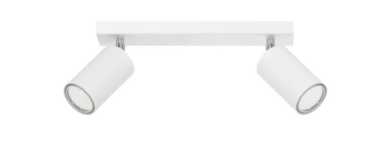 Plafon LAMPEX Rolos 2, biały, 40 W, 17x30 cm Lampex