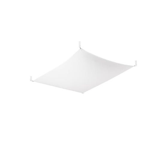 Plafon LUNA 1 biały minimalistyczny prostokąt rozproszone światło SL.0737 Sollux Lighting Sollux Lighting