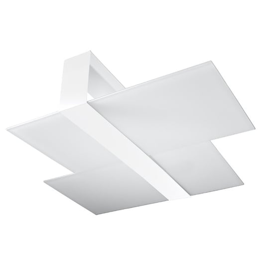 Plafon MASSIMO biały nowoczesny prostokąt rozproszone światło SL.1045 Sollux Lighting Sollux Lighting